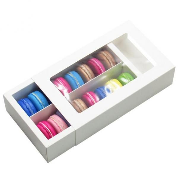 Big Macaron Box With Window Food & Catering Packaging FOF1005