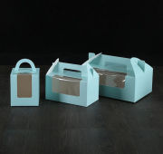 Single Muffin/Cupcakes Box with Handle & Window Food & Catering Packaging Capture