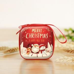 Christmas Coin Pouch Square 1 Recreation Small Pouch Festive Products TSP1102