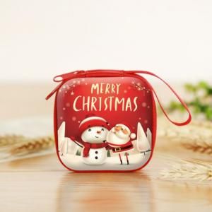 Christmas Coin Pouch Square 2 Recreation Small Pouch Festive Products TSP1103