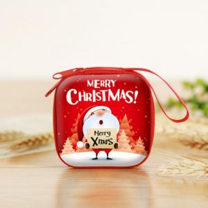 Christmas Coin Pouch Square 3 Recreation Small Pouch Festive Products TSP1104