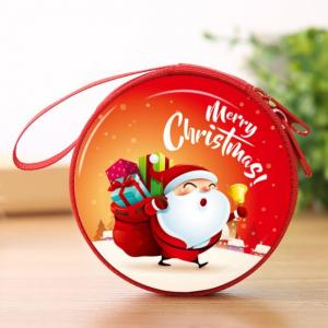 Christmas Coin Pouch Round 13 Recreation Small Pouch Festive Products TSP1109