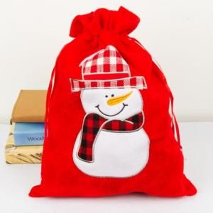 30x40cm Christmas Handy Pouch Snowman Design Small Pouch Festive Products 2