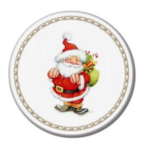 Santa Design  Diatomite Cup Coaster Household Products Festive Products HDO1009