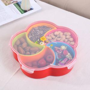 Flower Shape Multi Compartment Snacks Container Household Products Festive Products 1