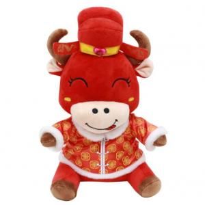 CNY Ox with Shirt Plush Toy Recreation Festive Products Capture