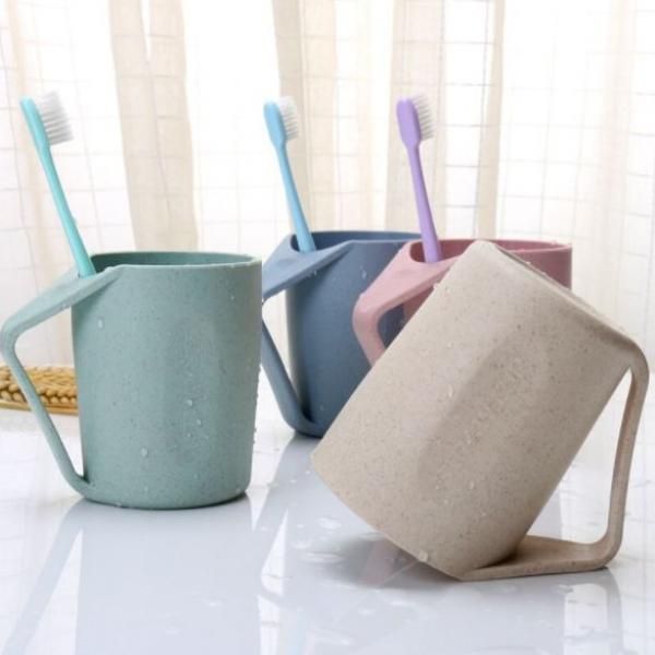 Wheatstraw Cup with Tea FIlter Household Products Eco Friendly aa