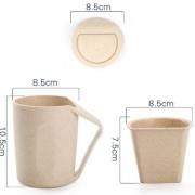 Wheatstraw Cup with Tea FIlter Household Products Eco Friendly Capture