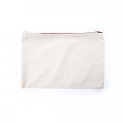 A4 Canvas Pouch with  Zipper Small Pouch Bags Eco Friendly TSP1101_Red