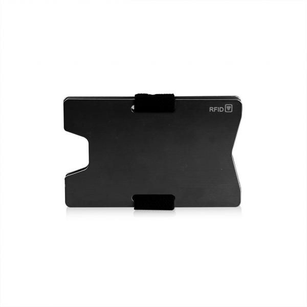 Portecurity Aluminium RFID Card Case Metals & Hardwares Card Holder MCH1003_BLKHD