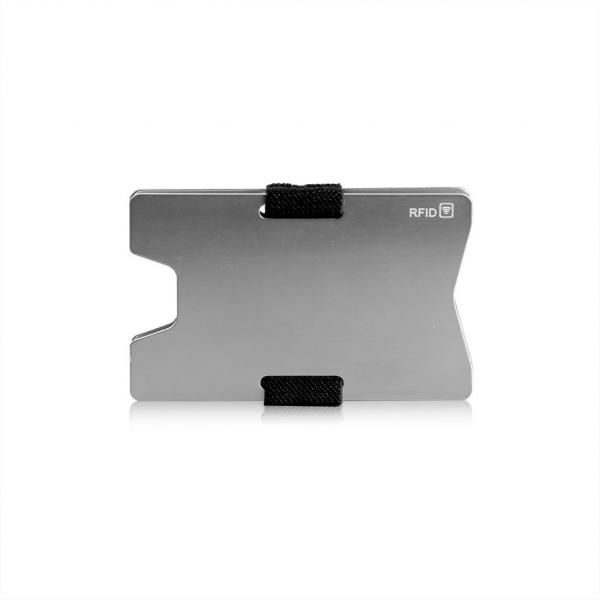 Portecurity Aluminium RFID Card Case Metals & Hardwares Card Holder MCH1003-SLVHD