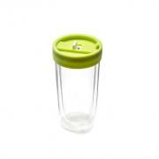 Double Wall Glass Tumbler Household Products Drinkwares Best Deals CLEARANCE SALE NATIONAL DAY HDT1004-GRNHD