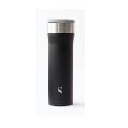 Satin Starlet Porcelain Thermal Flask with Handle Household Products Drinkwares HDF1018-BLK-SZ-T