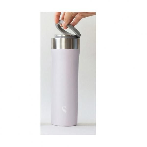 Satin Starlet Porcelain Thermal Flask with Handle Household Products Drinkwares HDF1018-PUR-SZ-T