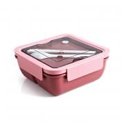 Wagon Square Lunch Box with Cutlery Household Products Kitchenwares Eco Friendly 5