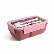 Wagon Rectangle Lunch Box with Cutlery Household Products Kitchenwares Eco Friendly 3