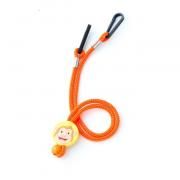 Cartoon Character Mask Holding Lanyard Lanyards & Pull Reels New Products DLA1005ORG