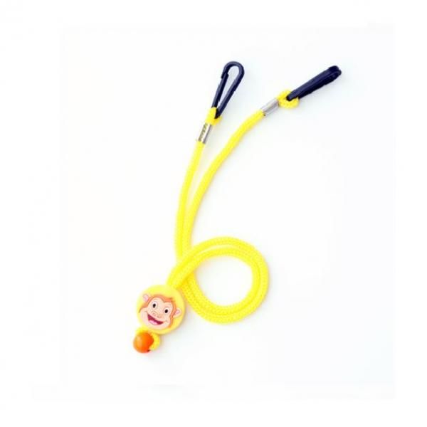 Cartoon Character Mask Holding Lanyard Lanyards & Pull Reels New Products DLA1005YLW