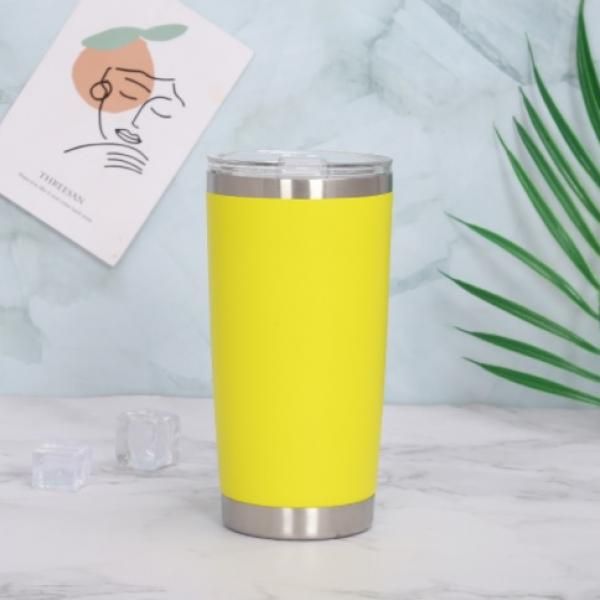 Stainless Steel Travel Tumbler Household Products Drinkwares New Products HDT1023-YLW