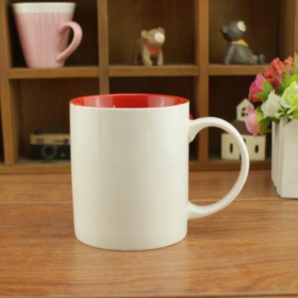 Dual Color Silkscreen Ceramic Mug Household Products Drinkwares New Products HDC1077-WWR