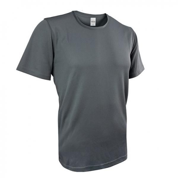 UB03R UNO Fresco Quick Dry Round Neck Tee Apparel Shirts UB03R_Grey