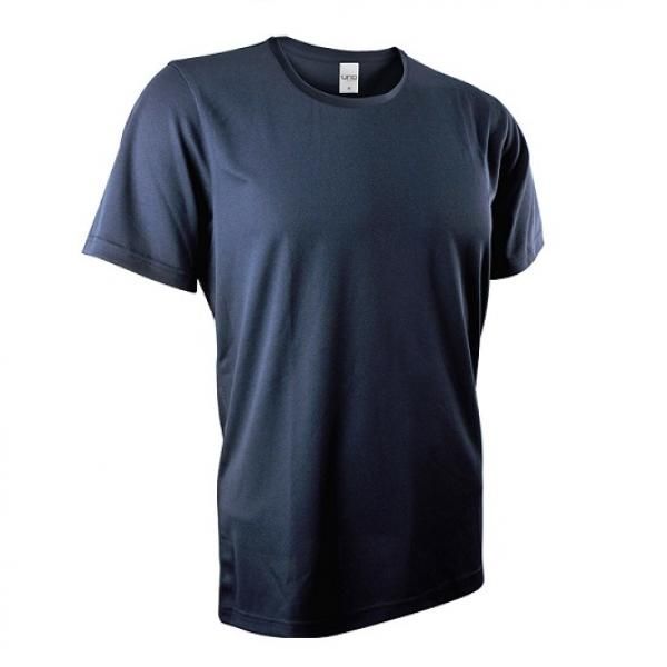 UB03R UNO Fresco Quick Dry Round Neck Tee Apparel Shirts UB03R_Navy-blue