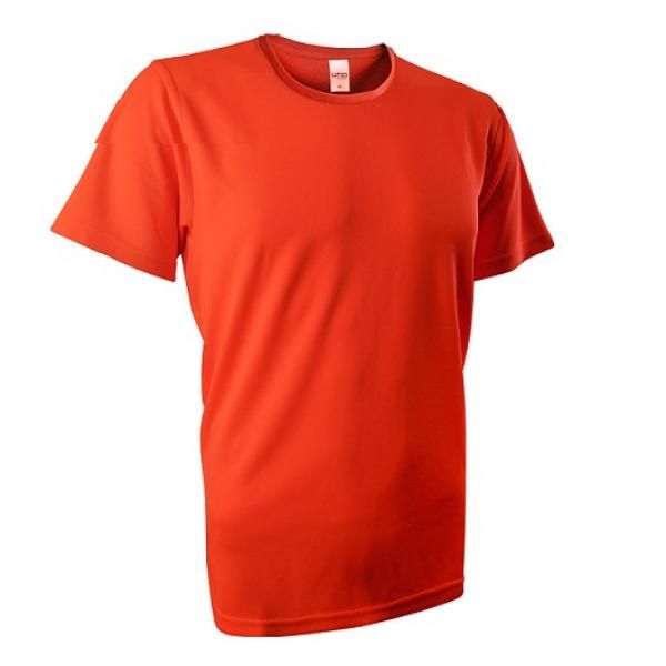 UB03R UNO Fresco Quick Dry Round Neck Tee Apparel Shirts UB03R_Orange