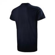 UB07R UNO Primo Cotton Round Neck T-Shirt Apparel Shirts NavyBlue-Back