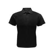 UB11P UNO Lugio Quick Dry Interlock Polo Tee Apparel Shirts UB11P-BK