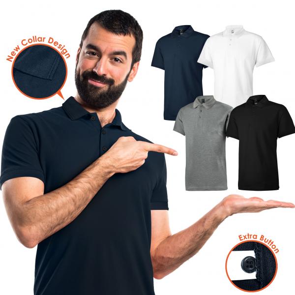 UB08P UNO Supremo CVC Polo Tee Apparel Shirts UB08P-supremo-main