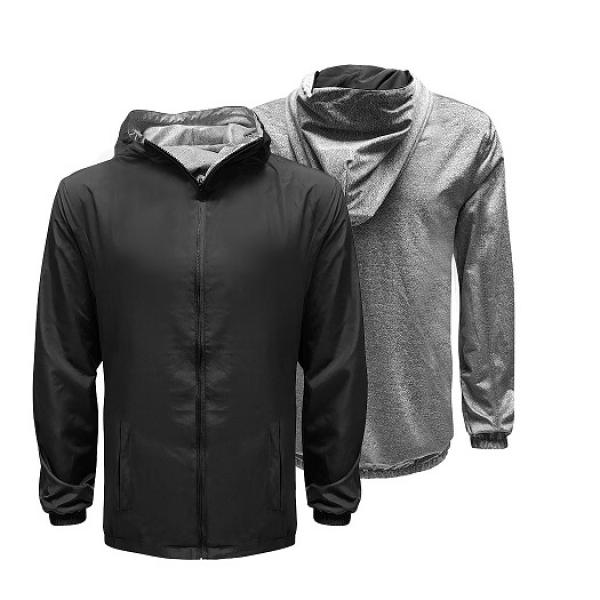 UJ10R UNO Reverso Hoodie Jacket Apparel Jacket uj10r-black