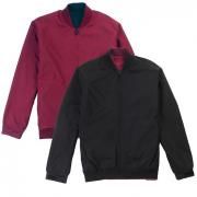 UJ05B UNO Doppio Reversible Jacket Apparel Jacket UJ05B-Black-Maroon