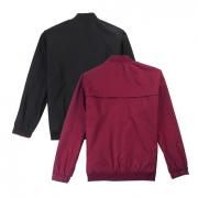 UJ05B UNO Doppio Reversible Jacket Apparel Jacket UJ05B-Black-Maroon-Back