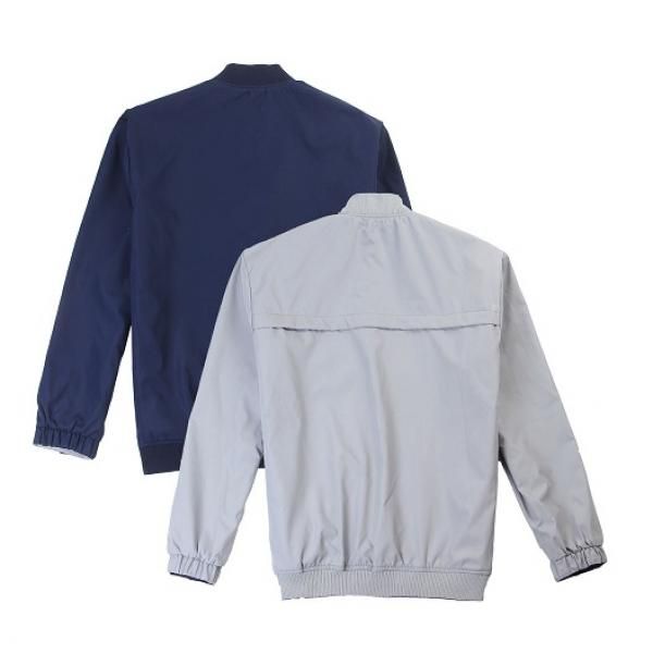 UJ05B UNO Doppio Reversible Jacket Apparel Jacket UJ05B-Navy-Grey-Back