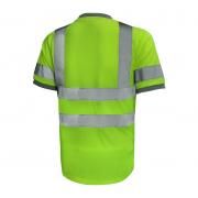 UR01R UNO Reflective Round Neck Apparel Other Green_Back