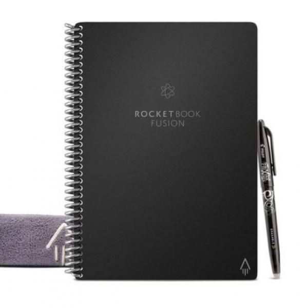 Rocketbook Fusion - Executive (Scarlet Sky) Office Supplies Notebooks / Notepads Notebooks / Notepads New Arrivals ZNO1049BLK