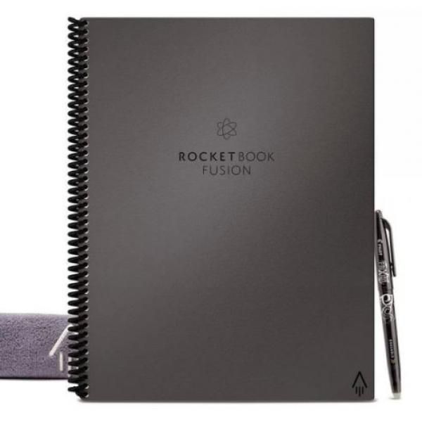 Rocketbook Fusion - Executive (Scarlet Sky) Office Supplies Notebooks / Notepads Notebooks / Notepads New Arrivals ZNO1049GRY