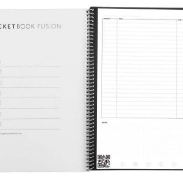 Rocketbook Fusion - Executive (Scarlet Sky) Office Supplies Notebooks / Notepads Notebooks / Notepads New Arrivals ZNO10496