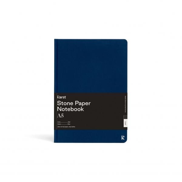 Karst A5 Hardcover Notebook Office Supplies Printing & Packaging Notebooks / Notepads Other Office Supplies New Arrivals Karst-HC-Notebook-Cover-Bellyband-Navy