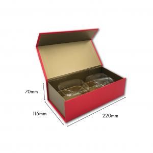 Small Magnetic Mooncake Box Festive Products Food & Catering Packaging Others Food Packaging RedGold-2pcsCollapsibleBox