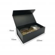 Small Magnetic Mooncake Box Festive Products Food & Catering Packaging Others Food Packaging Black-2pcsCollapsibleBox