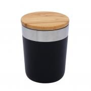 300ml Vacuum Coffee Tumbler With Bamboo Lid  Household Products Drinkwares Best Deals 300ml-Vacuum-Coffee-Tumbler-With-Bamboo-Lid-BLACK-1-DD1031BLK