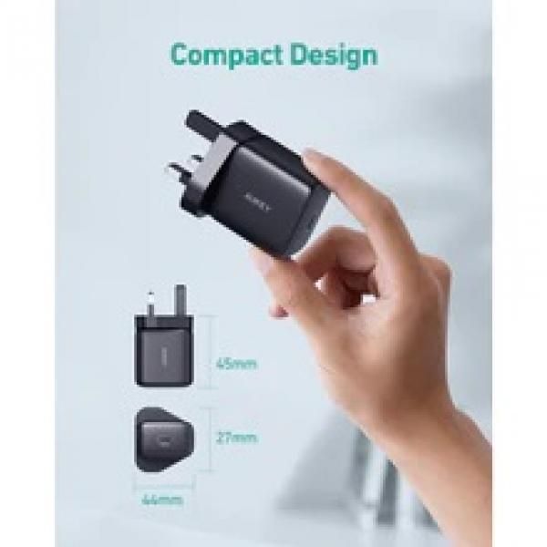  Aukey PA-R1A 25W PPS Power Delivery Minima Nano Wall Charger (Samsung PPS Fast Charge) Electronics & Technology Computer & Mobile Accessories New Arrivals 4-3