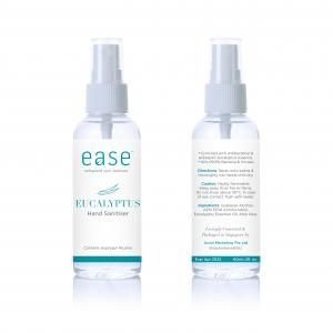 EASE 30ml Eucalyptus + Aloe Vera Spray Sanitizer Personal Care Products AxxelEaseProducts_60ml_WhiteBaseEucalyptus