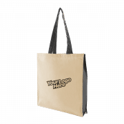 Two Side Color Tote Bag Tote Bag / Non-Woven Bag Bags Earth Day TNW1039LogoHD-beige