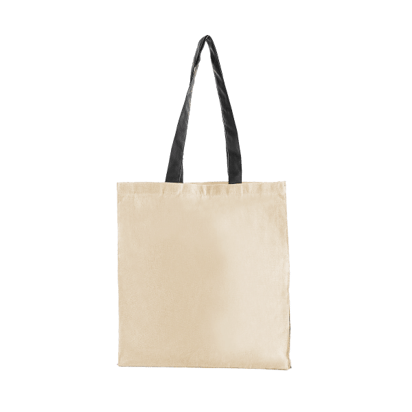 Two Side Color Tote Bag Tote Bag / Non-Woven Bag Bags Earth Day TNW1039_BlackHD-beige