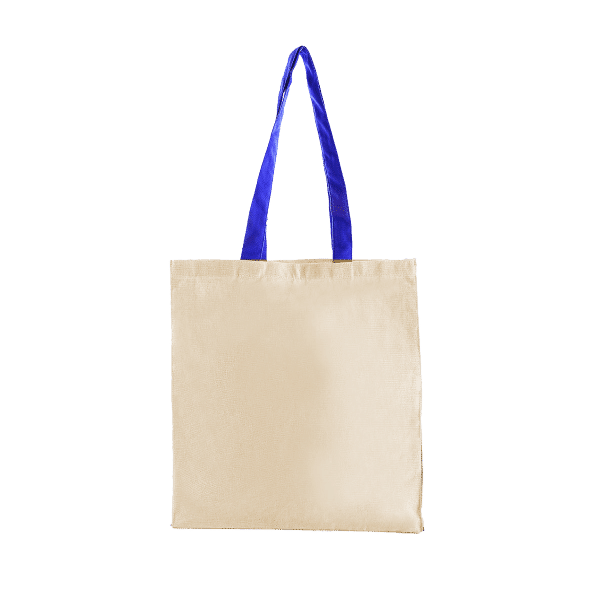 Two Side Color Tote Bag Tote Bag / Non-Woven Bag Bags Earth Day TNW1039_BlueHD2_front