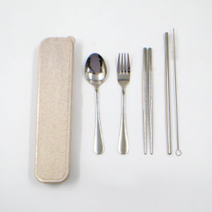 5 in 1 Cutlery Set With Box  Household Products New Arrivals Cutlery Sets Wheat-Utensils_Layout