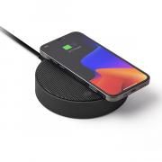 OSLO ENERGY+ Wireless charging station with Bluetooth® speaker & microphones | 10W Electronics & Technology New Arrivals Powerbanks / Chargers Speakers Visuels-Site-OsloEnergy-600x600-Black-04