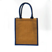Portrait Jute Bag  Tote Bag / Non-Woven Bag Bags Best Deals Portrait-Jute-Bag-BS1019BLU